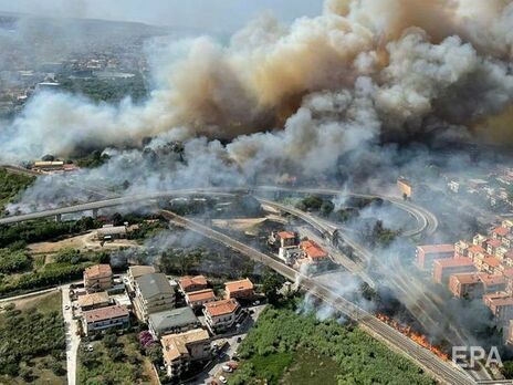 Влада Італії попередила про ризик пожеж через сильну спеку