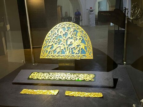 В музеї покажуть частину української колекції скіфських старожитностей, інші експонати зберігають в Амстердамі, і за них Україна судиться із РФ