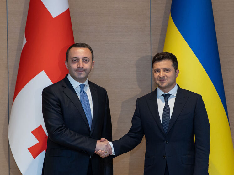 Зеленский обсудил с премьером Грузии безопасность в Черноморском регионе