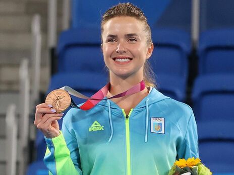 В этом году на Олимпиаде в Токио Элина Свитолина выиграла бронзовую медаль