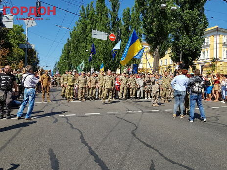 В Киеве состоялся Марш защитников Украины. Трансляция