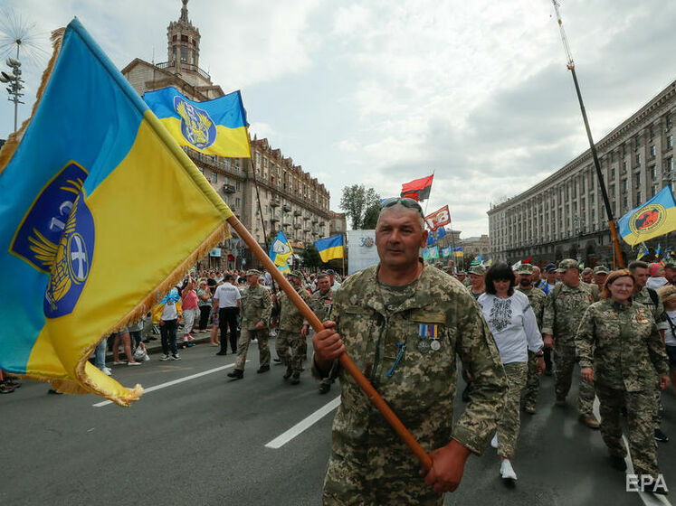 В мероприятиях по случаю Дня Независимости в Киеве участвовали около 100 тыс. человек – полиция