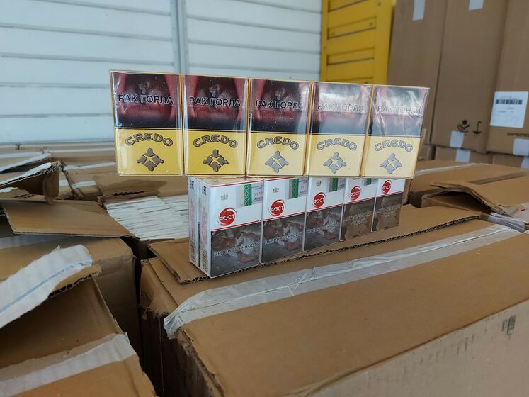 На границе с Беларусью остановили грузовик с контрабандной партией сигарет на 2,4 млн грн – ГПСУ
