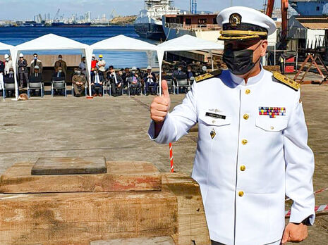 В Турции состоялась церемония закладки нового корвета для военного флота Украины