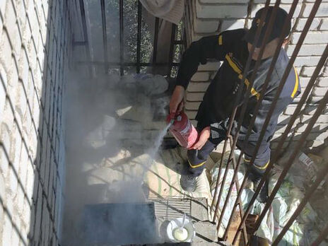 Співробітники ДСНС провели з паломниками бесіду про неприпустимість облаштування зони барбекю на балконах