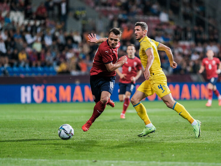 Сборная Украины по футболу сыграла вничью с Чехией в товарищеском матче