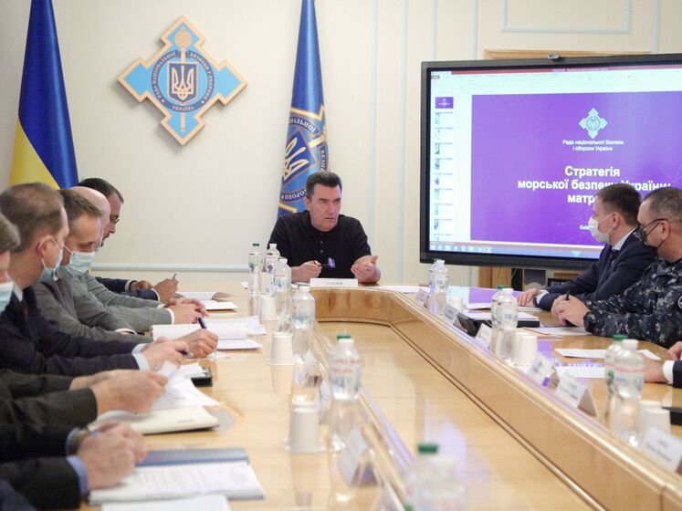 В СНБО провели заседание по разработке Стратегии морской безопасности Украины