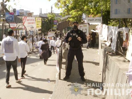 В этом году Умань посетило более 30 тыс. паломников-хасидов – полиция