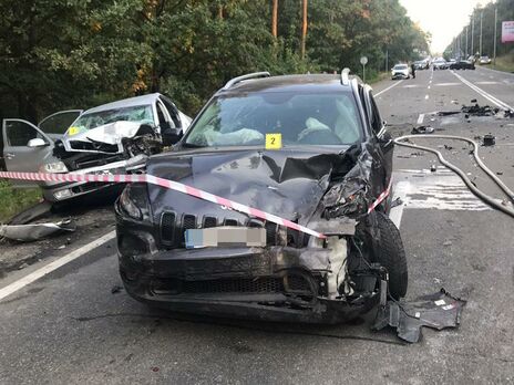 ДТП за участю восьми машин у Києві. Водія повідомили про підозру