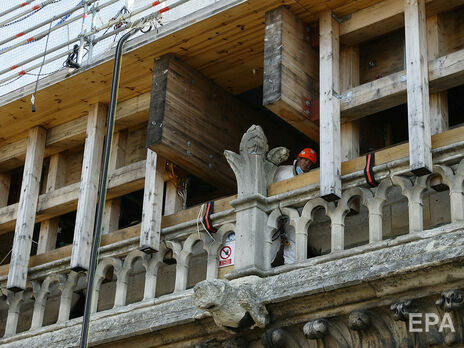 Будівельники закінчили укріплювати конструкції собору Паризької Богоматері, реставрацію почнуть узимку