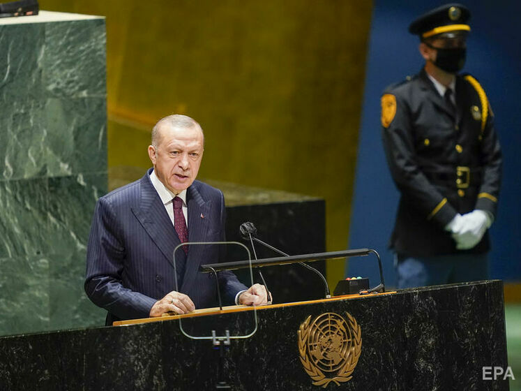 Ердоган на засіданні Генасамблеї ООН заявив, що Туреччина не визнає анексії Криму Росією