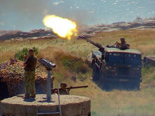 ВСУ нанесли огонь по пехоте и бронетехнике условного противника