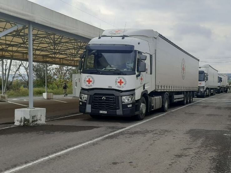 На окуповану частину Донецької та Луганської областей доправили понад 37 тонн гуманітарного вантажу