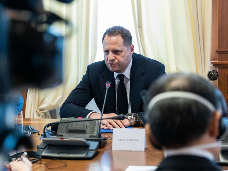 Єрмак заявив, що Україна співпрацює зі США та Великобританією в межах розслідування замаху на Шефіра