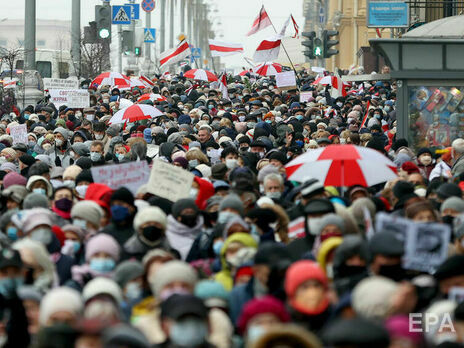 Масові акції протесту у Білорусі розпочалися після виборів президента