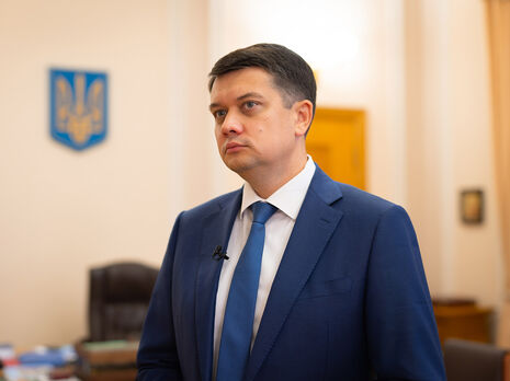 Разумков о Стефанчуке: Когда выхожу в туалет из сессионного зала, он также может быть исполняющим обязанности