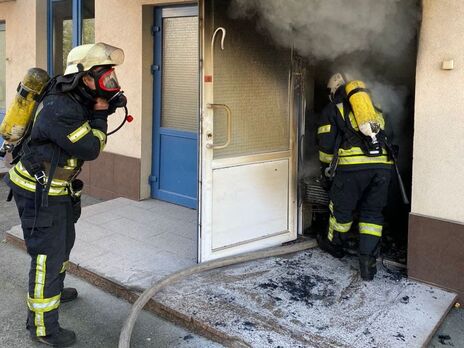 В киевской гимназии из-за пожара эвакуировали 1500 учеников