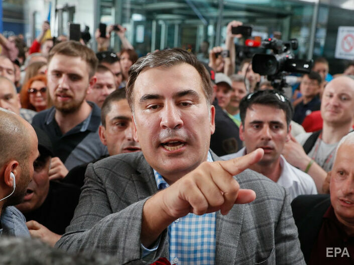 МВД Грузии опубликовало видео задержания Саакашвили