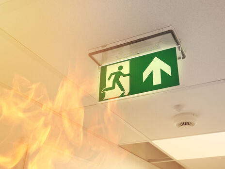 В Белой Церкви случился пожар в городской больнице