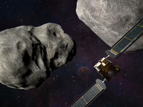 Космический корабль должен столкнуться со спутником астероида на скорости 6,6 км/с