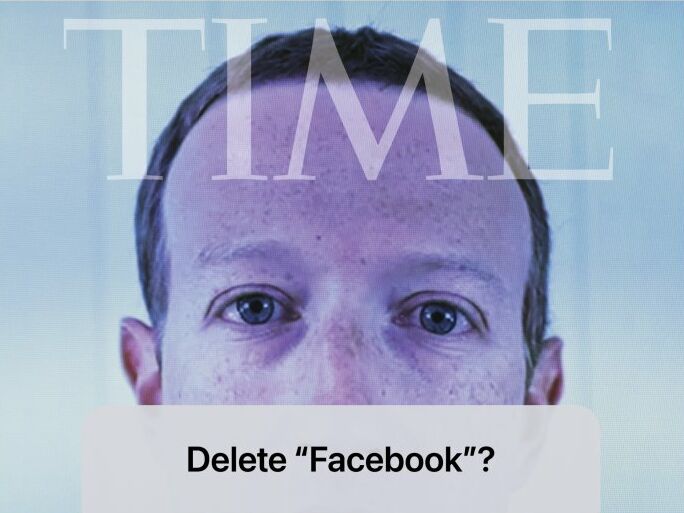 Журнал Time выпустил обложку с Цукербергом и предложением "удалить Facebook"