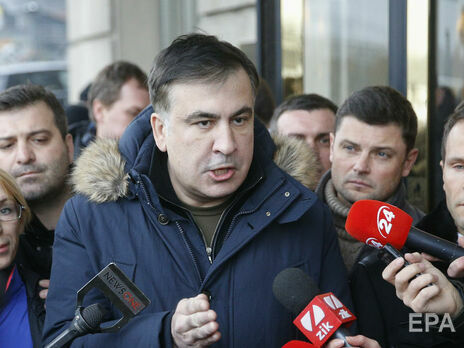 Саакашвили отказывается принимать и мед с соком