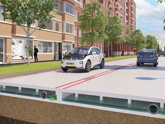 В Нидерландах планируют в 2017 году построить шоссе с пластиковым покрытием