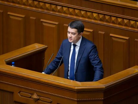 Разумков заявил, что подпишет законопроект об олигархах исключительно в редакции, проголосованной в Раде