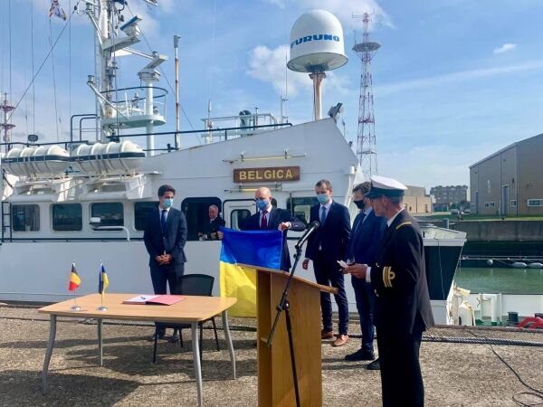 В Одессу прибыло научно-исследовательское судно, переданное Украине Бельгией