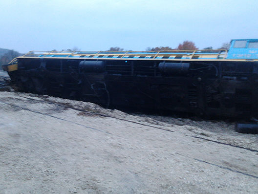 Нацполиция: В Хмельницкой области сошел с рельс поезд под управлением нетрезвого машиниста