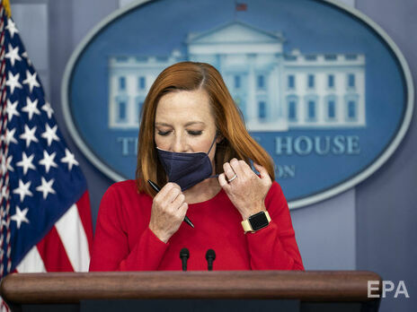 Джен Псаки заболела COVID-19, с Байденом она виделась несколько дней назад
