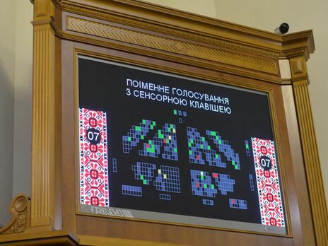 Проект госбюджета-2022 в первом чтении поддержали одна фракция Рады и две депутатские группы