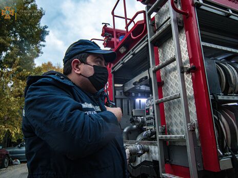 В Киеве горел торговый центр 