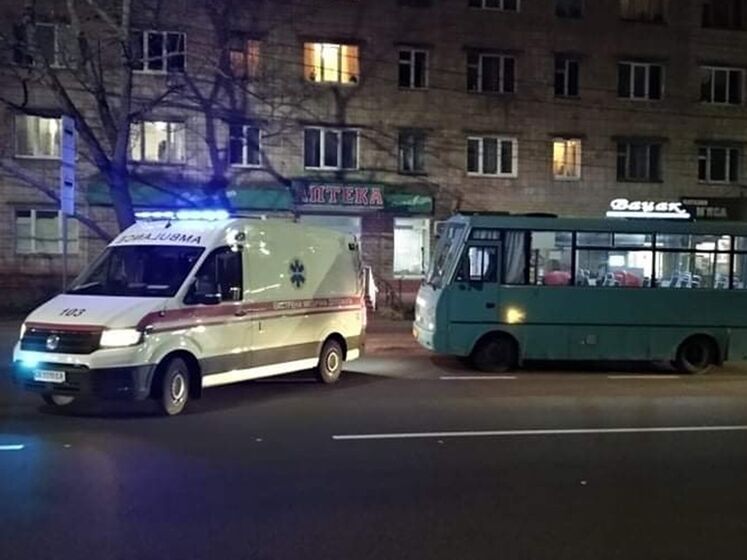 В Чернигове за рулем умер водитель маршрутки