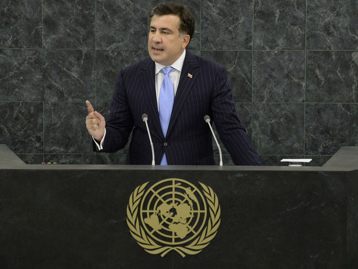 Саакашвили: Главный спикер президентской партии &ndash; шавка Гончаренко