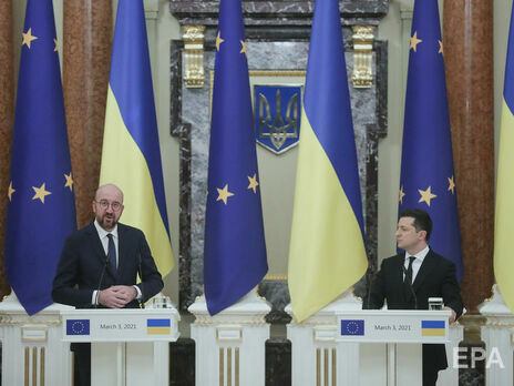 Зеленский и Мишель обсудили ситуацию на границе Беларуси со странами ЕС и договорились 