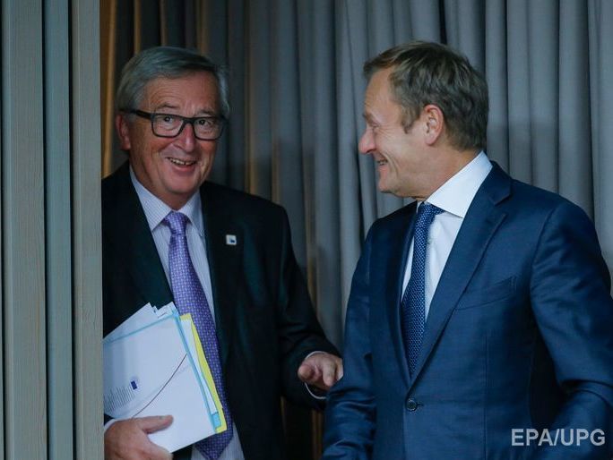 Туск и Юнкер поздравили Трампа и пригласили на саммит ЕС – США