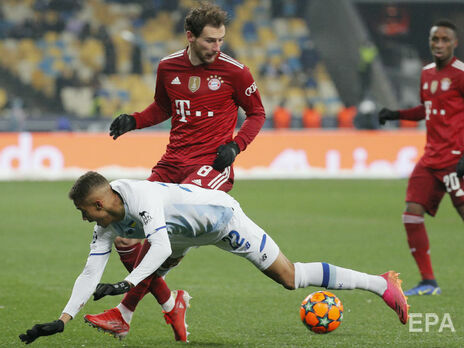 Поражение от "Баварии" стало четвертым для "Динамо" в рамках группового этапа Лиги чемпионов