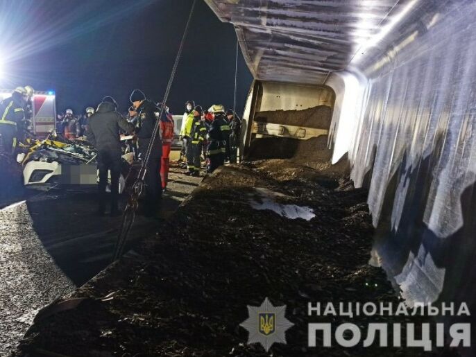 Во время смертельного ДТП с грузовиком и легковыми машинами под Харьковом водитель грузовика был пьян – полиция