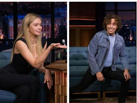 Галкін на зйомках шоу поліз цілуватися до Брежнєвої. Відео