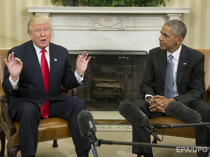 Обама встретился с Трампом в Белом доме