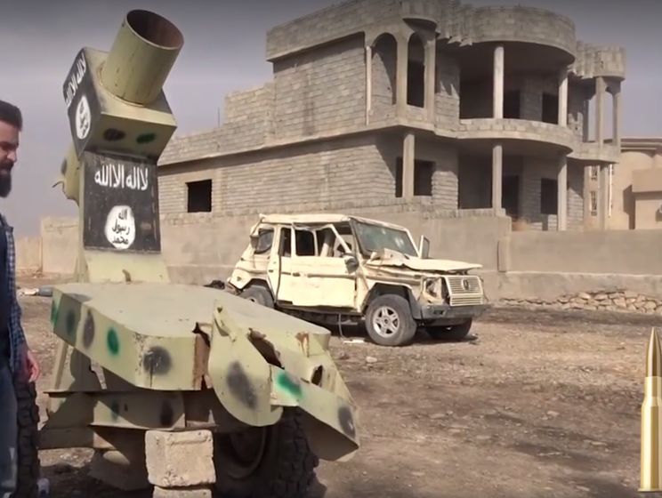 Под Мосулом у боевиков ИГИЛ отбили самодельные орудия, стреляющие газовыми баллонами