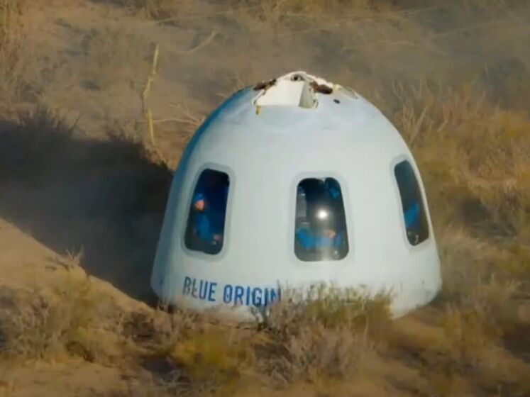 Компанія Blue Origin запустила суборбітальний корабель із шістьма туристами, місія завершилася успішно
