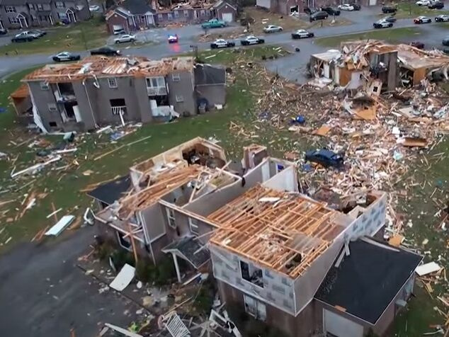 В результате торнадо в американском штате Кентукки погибли 70 человек, есть жертвы в других штатах