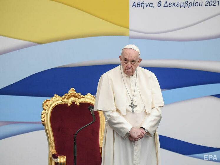 Папа Франциск: Молюсь, чтобы напряжение вокруг Украины было решено международным диалогом, а не оружием