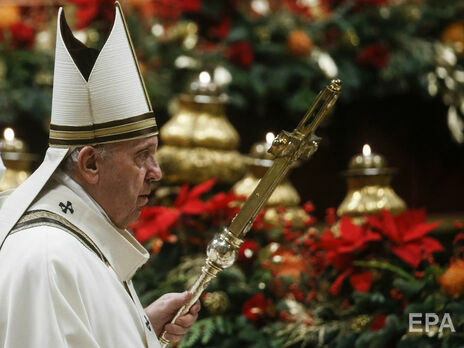 Папа римский в рождественской проповеди призвал к примирению 