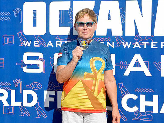 Профессор львовского университета завоевала серебряную медаль на чемпионате мира по плаванию Oceanman 2021