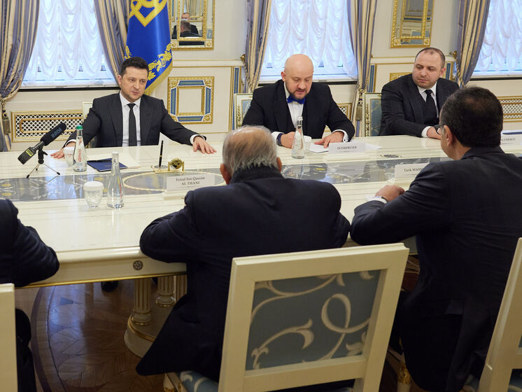 Зеленський оголосив шейху Катару про готовність України забезпечити продовольчу безпеку емірату