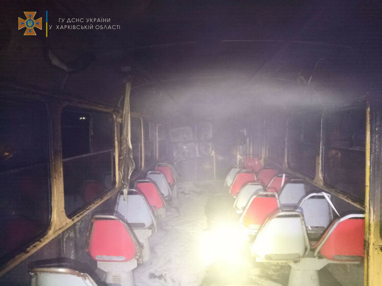 У Харкові під час руху спалахнув трамвай – ДСНС