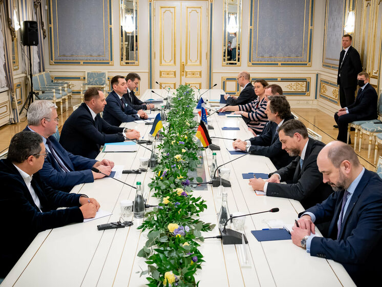 Ермак проводит встречу с советниками президента Франции и канцлера Германии – Офис президента Украины